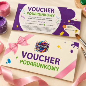 Voucher podarunkowy do Malowiska w Katowicach za 135 zł – dla dziecka z opiekunem lub jednej osoby dorosłej.